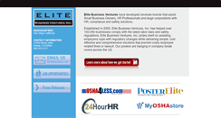 Desktop Screenshot of elitebusinessventures.com